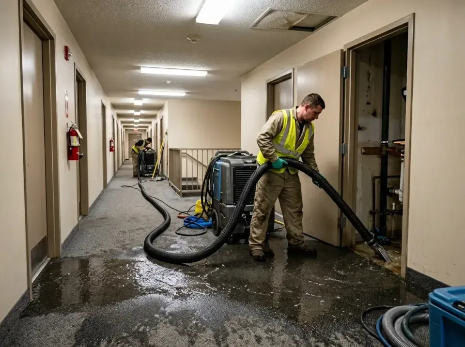 multi-unit-apartment-hallway-f-005 — frequently asked questions, Emergency Burst Pipe Water Extraction & Removal in Harrison…